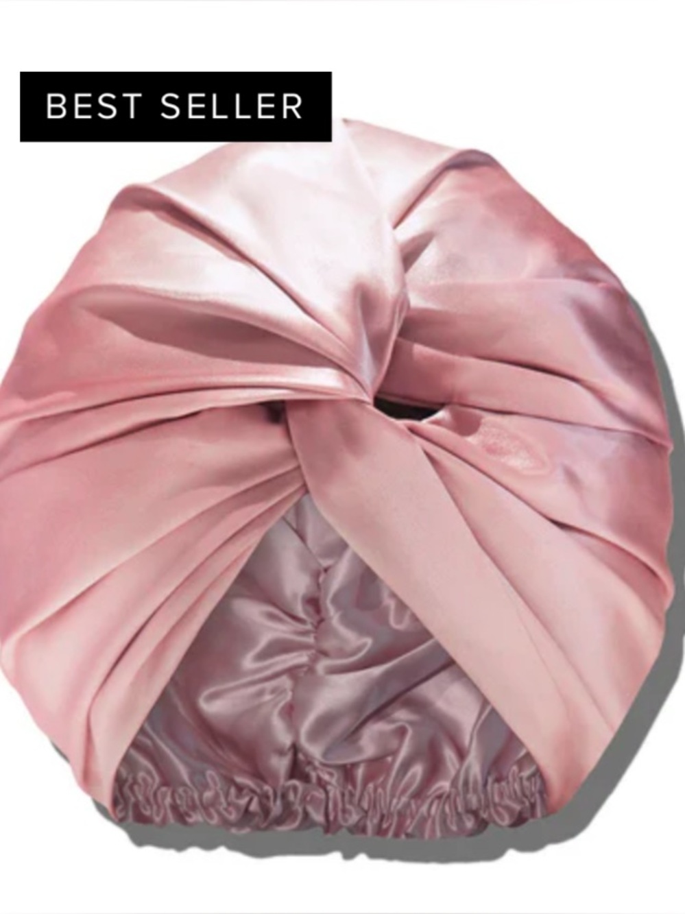 Slip Brand 100% Silk Pink Turban Hair Bonnet
